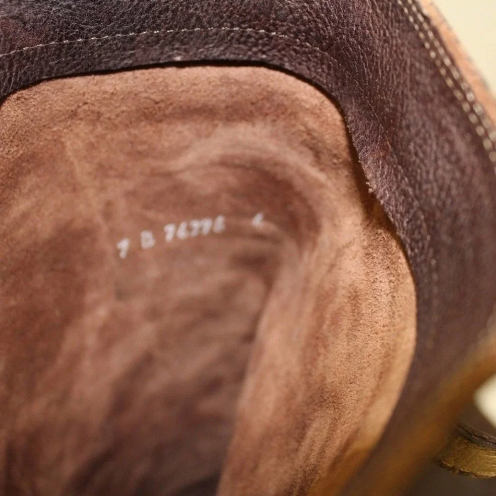 Frye Boots Jane Strappy Knee Tall 7B Browwn Oiled